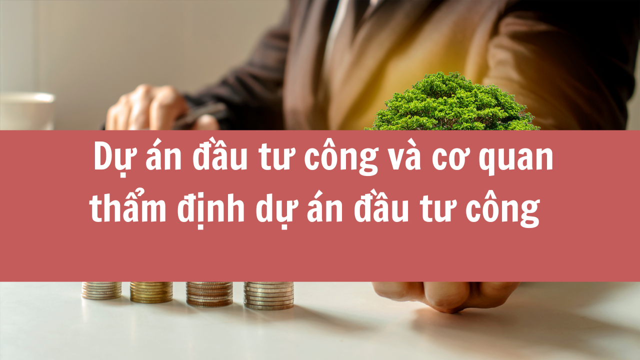 Dự án đầu tư công và cơ quan thẩm định dự án đầu tư công 