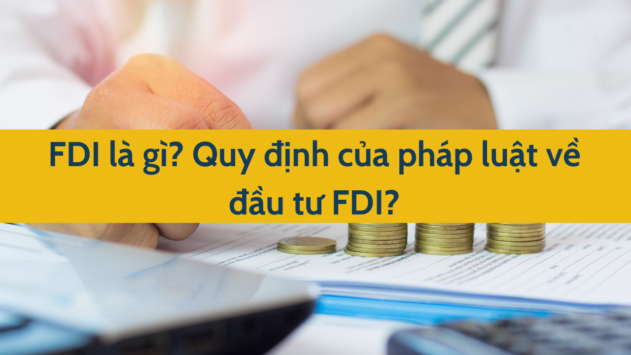 FDI là gì? Quy định của pháp luật về đầu tư FDI?