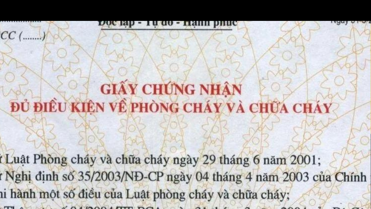 Giá trị và ý nghĩa của chứng nhận phòng cháy chữa cháy? Điều kiện và thủ tục để được cấp chứng nhận phòng cháy chữa cháy.