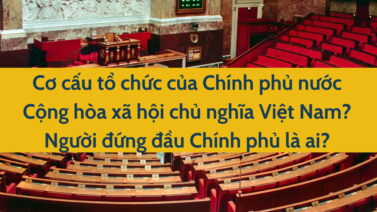 Cơ cấu tổ chức của Chính phủ nước Cộng hòa xã hội chủ nghĩa Việt Nam? Người đứng đầu Chính phủ là ai?