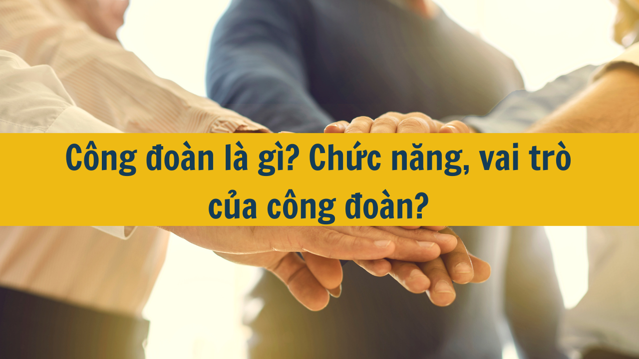 Công đoàn là gì? Chức năng, vai trò của công đoàn?