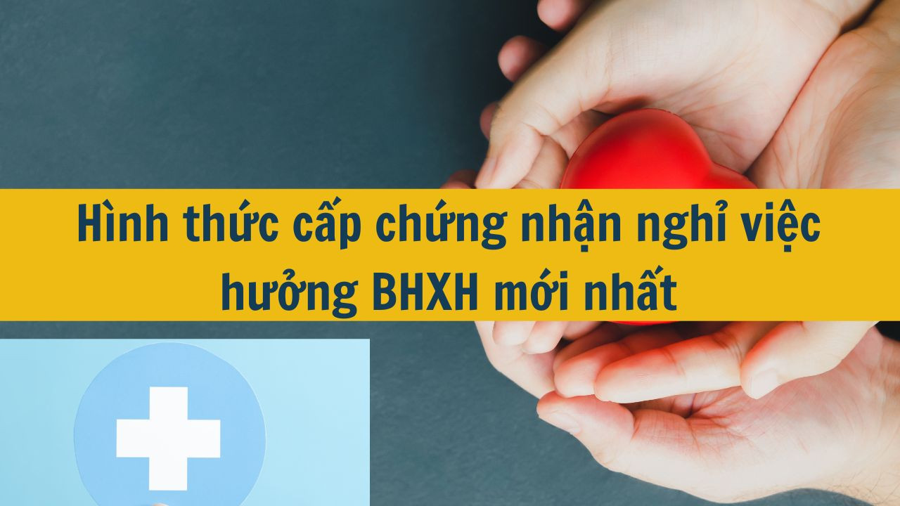 Hình thức cấp chứng nhận nghỉ việc hưởng BHXH mới nhất 2025