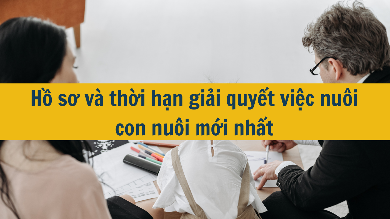 Hồ sơ và thời hạn giải quyết việc nuôi con nuôi mới nhất 2025