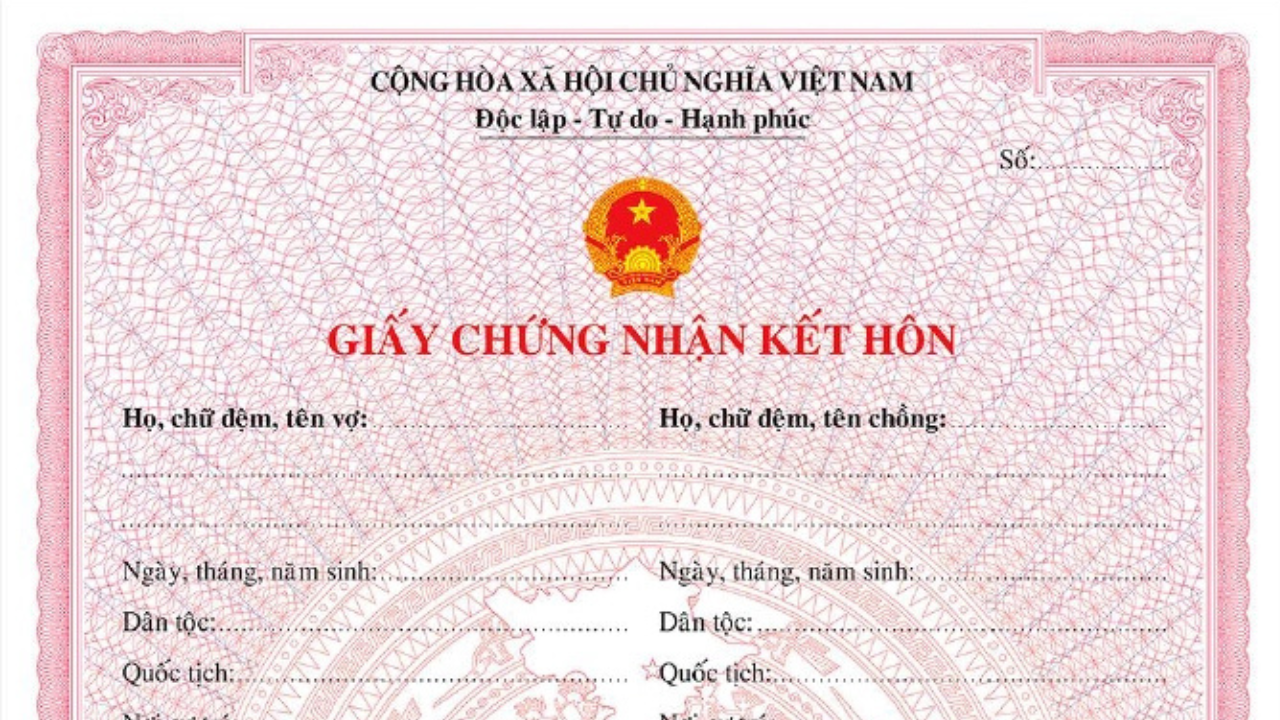 Làm giấy đăng ký kết hôn cần những gì? Thủ tục đăng ký kết hôn mới nhất 2025