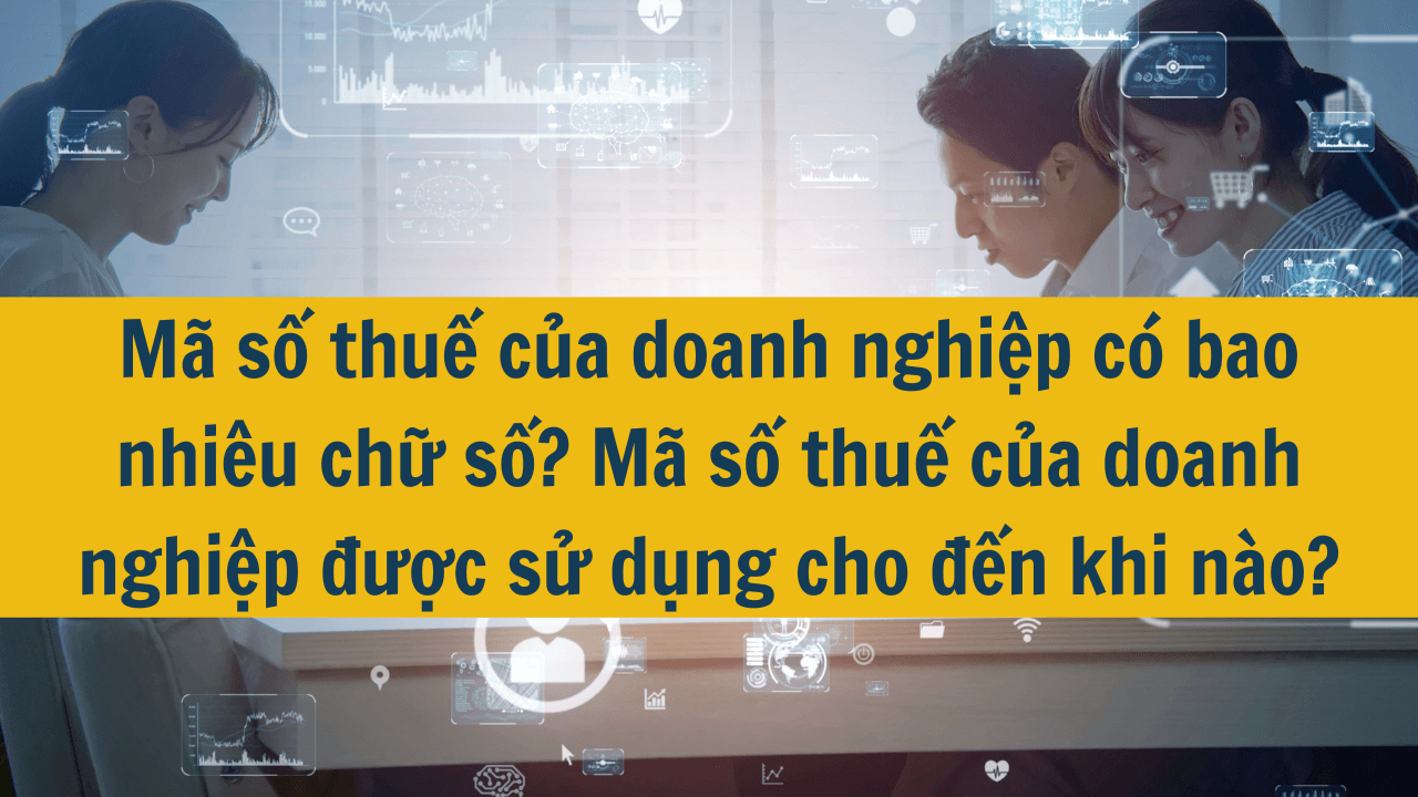 Mã số thuế của doanh nghiệp có bao nhiêu chữ số? Mã số thuế của doanh nghiệp được sử dụng cho đến khi nào mới nhất 2025? 