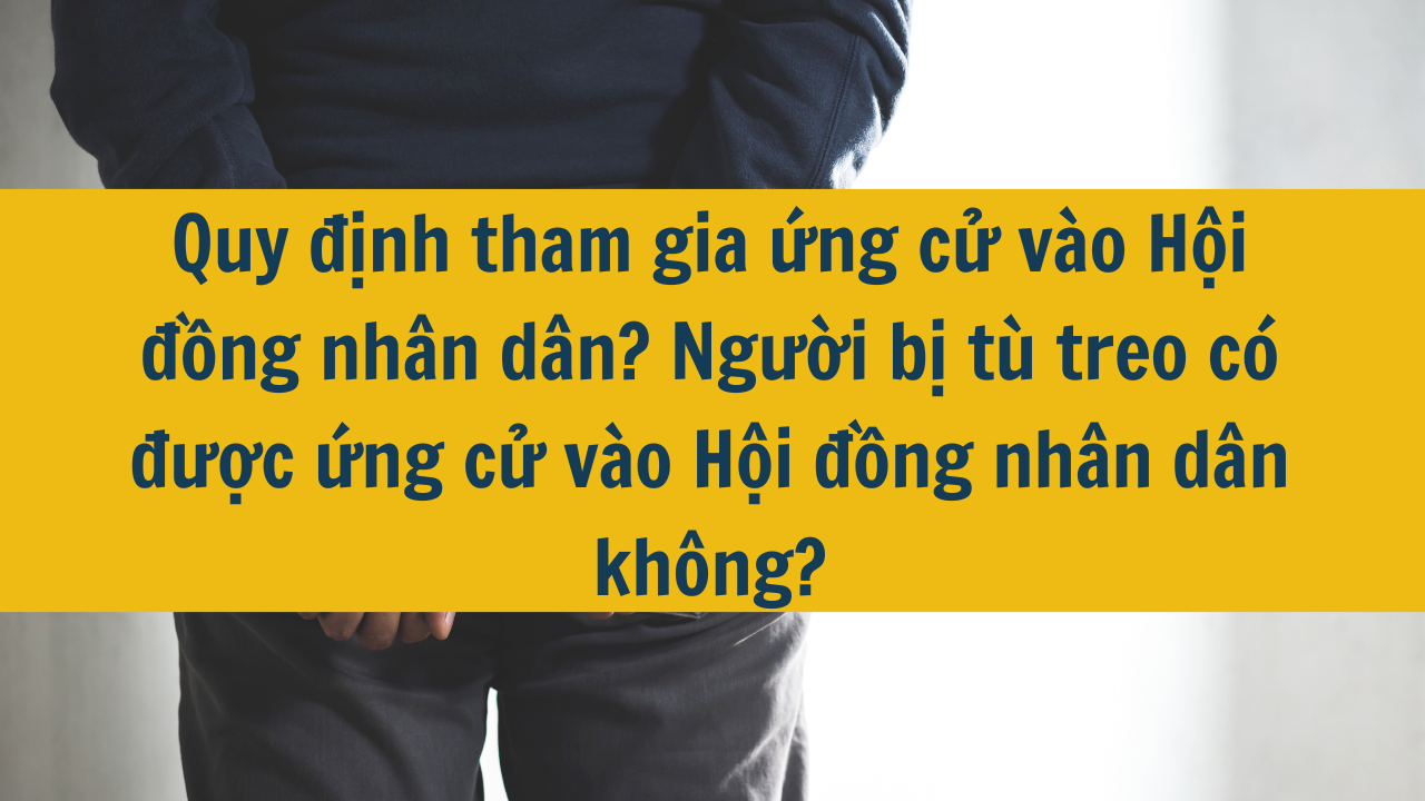 Quy định tham gia ứng cử vào Hội đồng nhân dân? Người bị tù treo có được ứng cử vào Hội đồng nhân dân không?