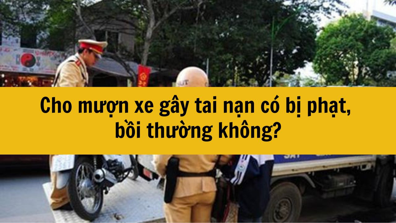 Cho mượn xe g&acirc;y tai nạn c&oacute; bị phạt, bồi thường kh&ocirc;ng?