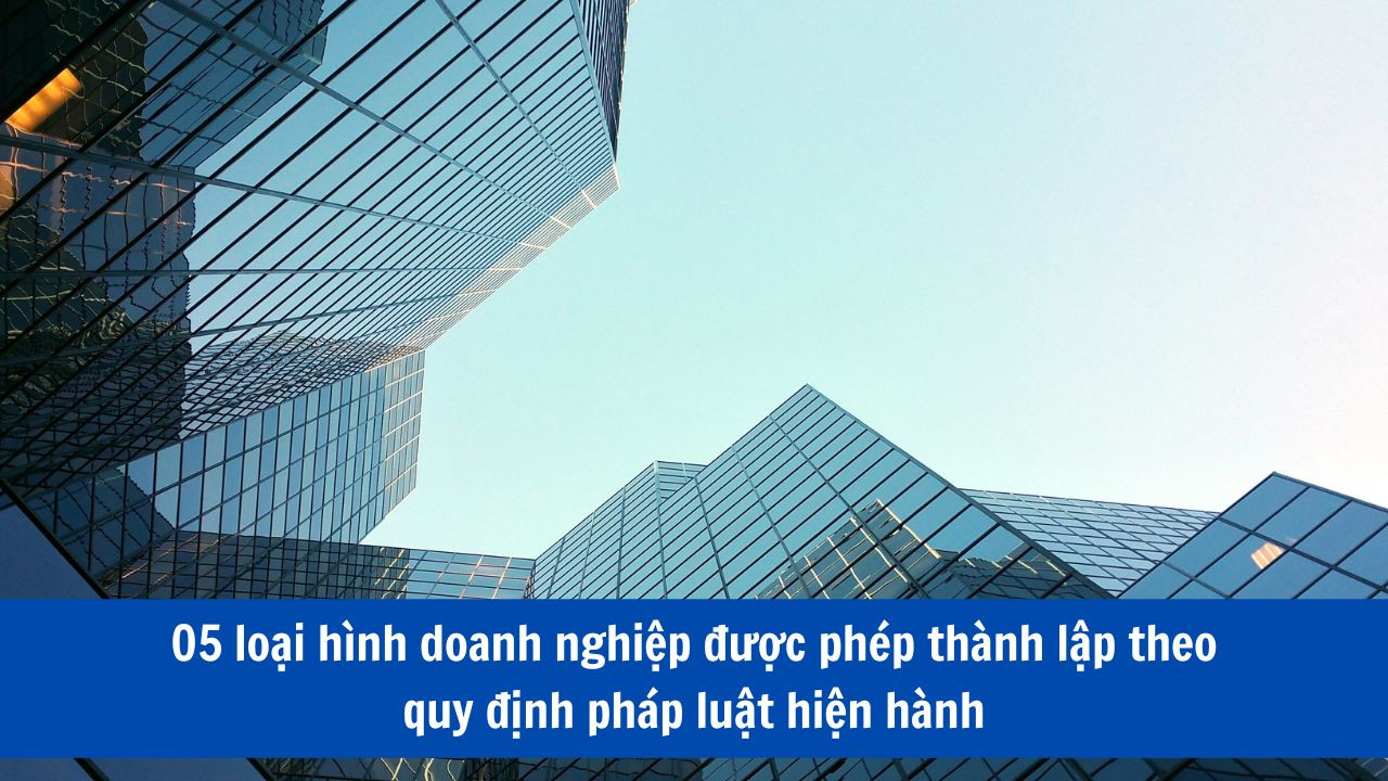 05 loại hình doanh nghiệp được phép thành lập theo quy định pháp luật hiện hành