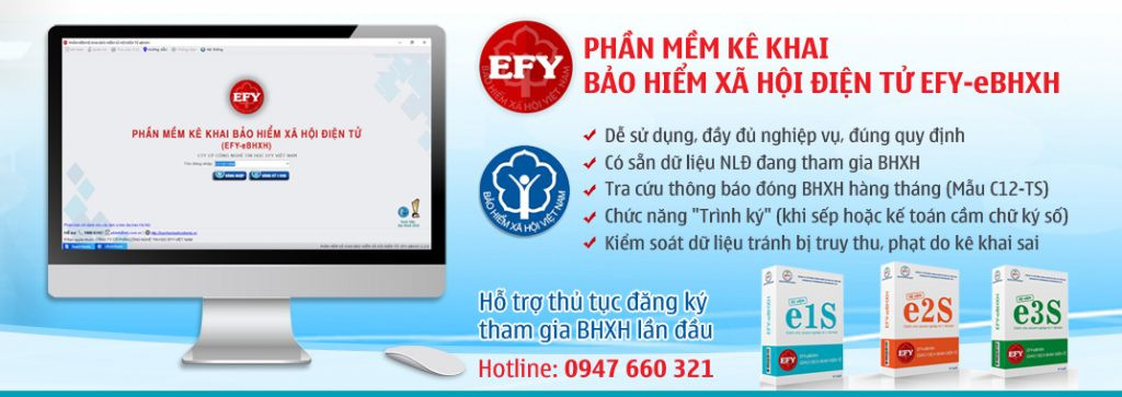 Cách báo giảm thai sản trên phần mềm EFY