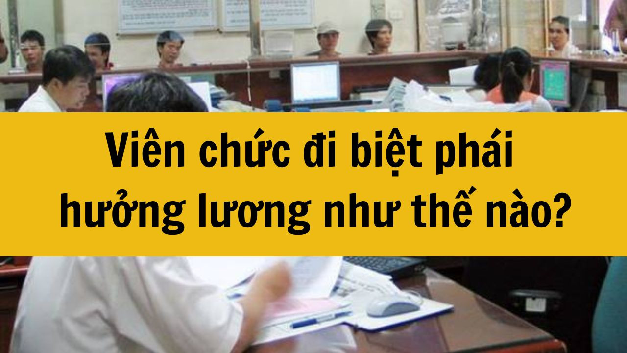 Vi&ecirc;n chức đi biệt ph&aacute;i hưởng lương như thế n&agrave;o mới nhất 2025?