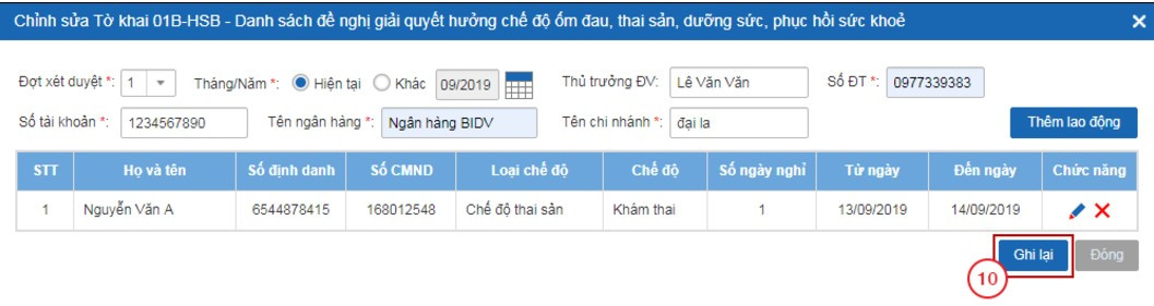 Cách báo giảm thai sản trên BKAV IVAN mới nhất 2025