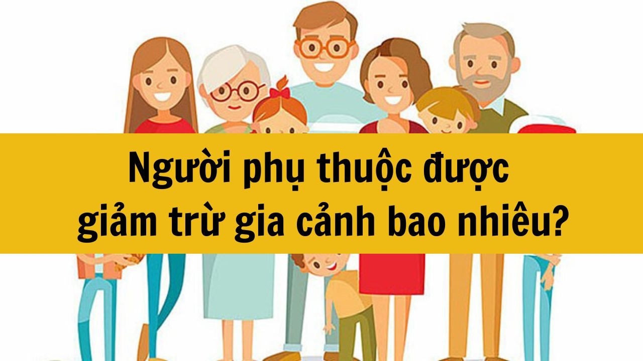 Mức giảm trừ gia cảnh d&agrave;nh cho người phụ thuộc mới nhất 2025 l&agrave; bao nhi&ecirc;u?