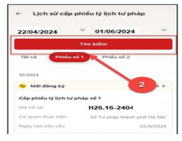 Cách tra cứu lý lịch tư pháp qua app VNeID