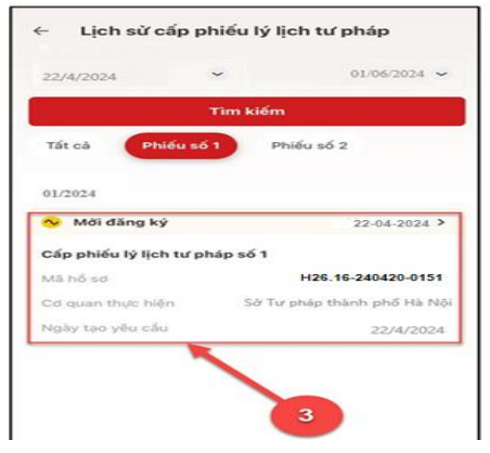 Cách tra cứu lý lịch tư pháp qua app VNeID