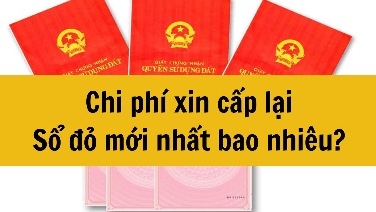 Chi ph&iacute; xin cấp lại Sổ đỏ mới nhất 2025 bao nhi&ecirc;u?
