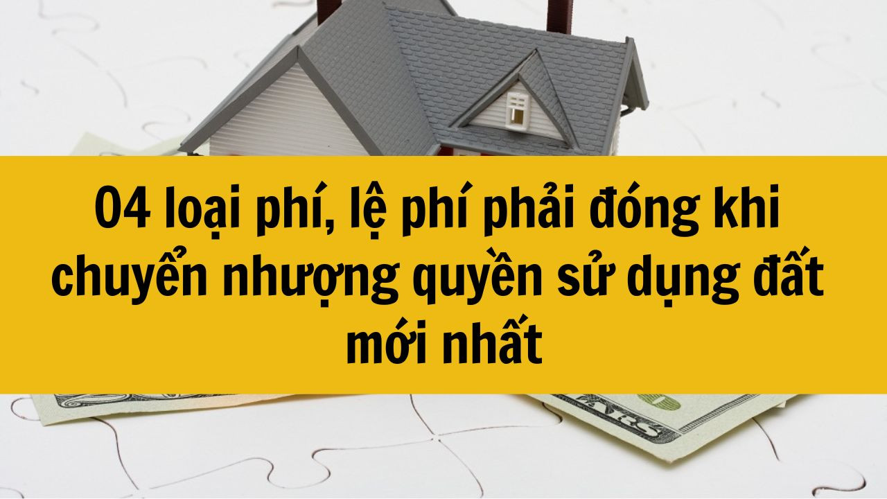 04 loại phí, lệ phí phải đóng khi chuyển nhượng quyền sử dụng đất mới nhất