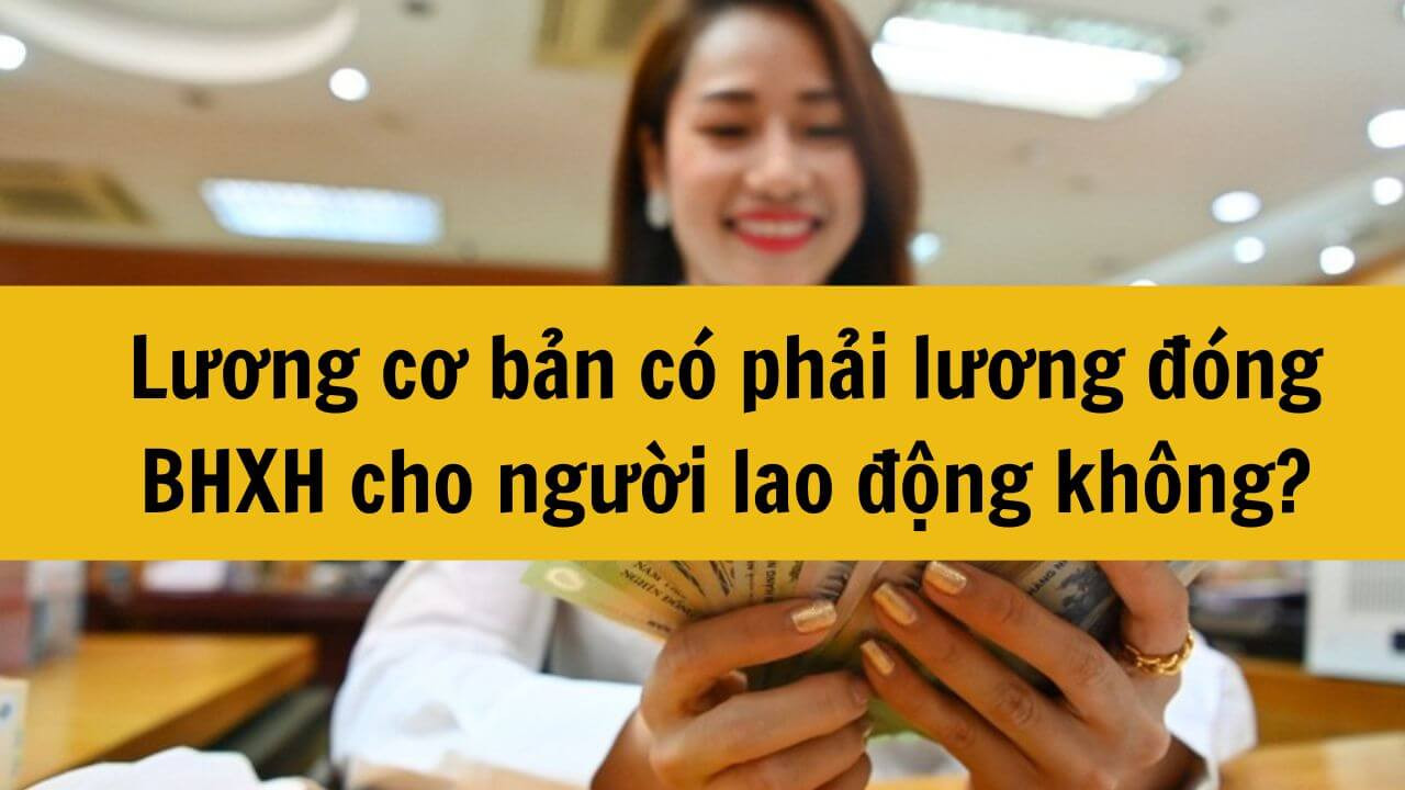 Lương cơ bản có phải lương đóng BHXH cho người lao động không?