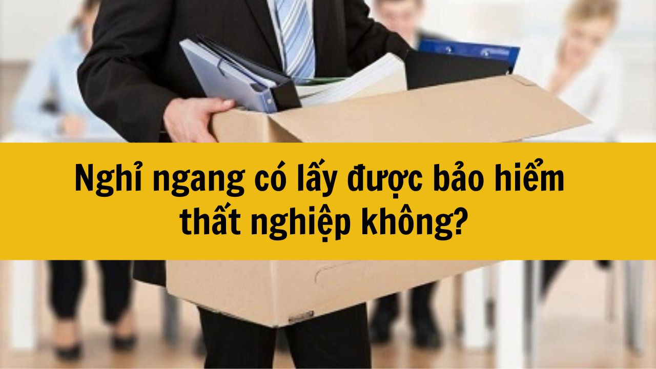 Nghỉ ngang có lấy được bảo hiểm thất nghiệp không?