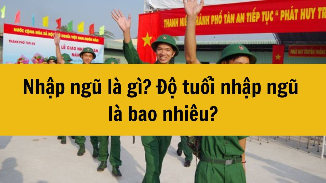 Nhập ngũ là gì? Độ tuổi nhập ngũ 2025 là bao nhiêu?