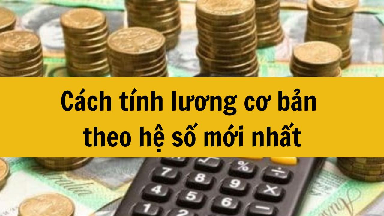 Cách tính lương cơ bản theo hệ số mới nhất 2025