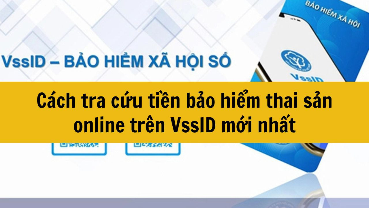 Cách tra cứu tiền bảo hiểm thai sản online trên VssID mới nhất 2025