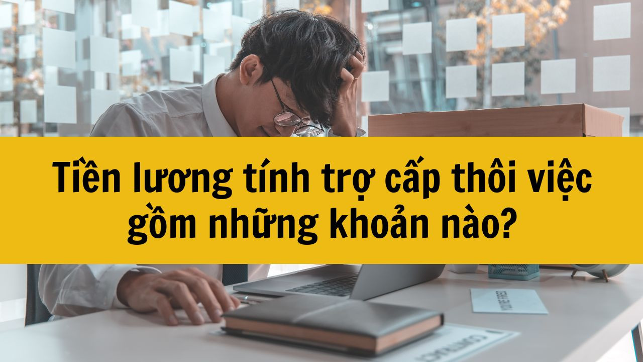 Tiền lương t&iacute;nh trợ cấp th&ocirc;i việc gồm những khoản n&agrave;o?