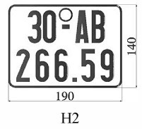 9 loại mẫu biển số xe mới nhất từ 01/01/2025 (ảnh 4)
