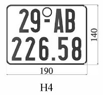 9 loại mẫu biển số xe mới nhất từ 01/01/2025 (ảnh 6)