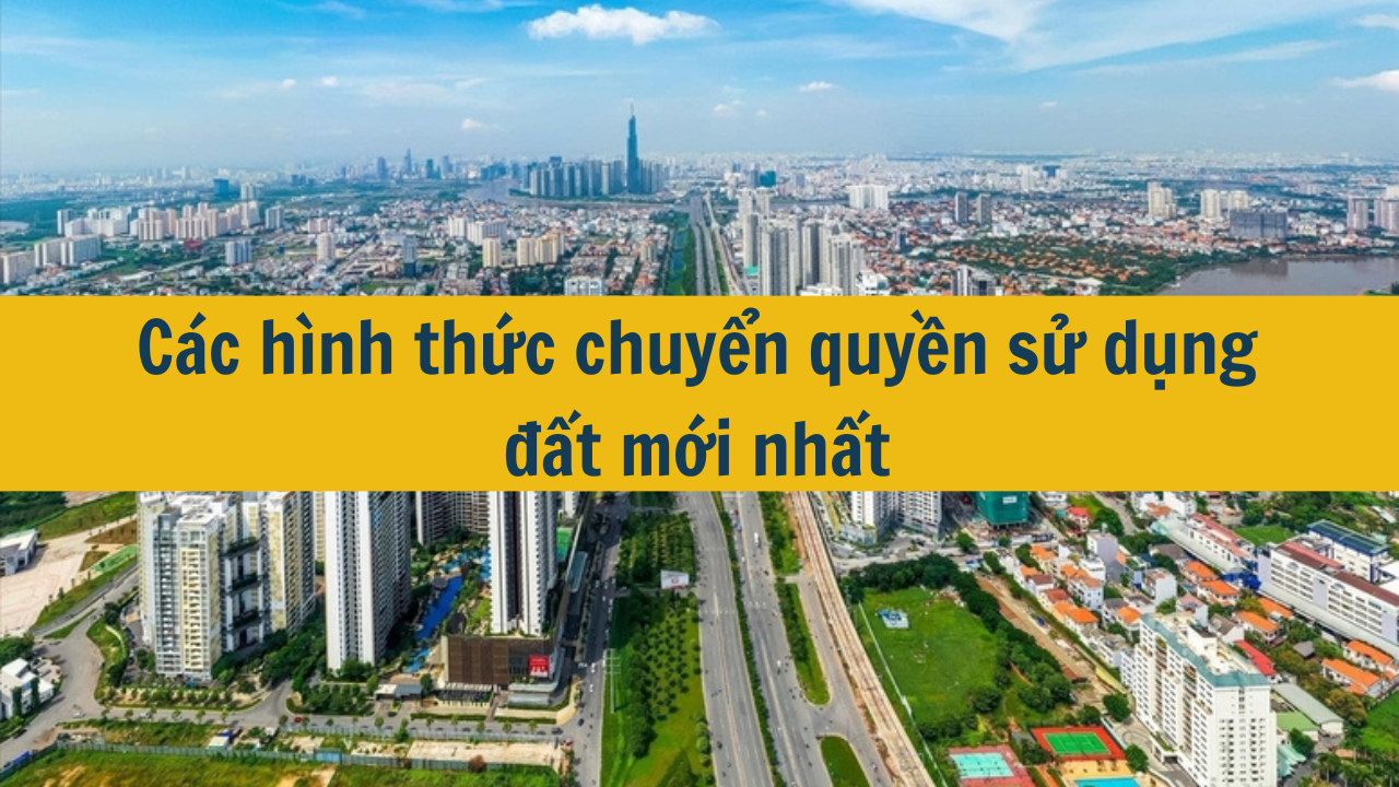 Các hình thức chuyển quyền sử dụng đất mới nhất 2025?  (ảnh 1)