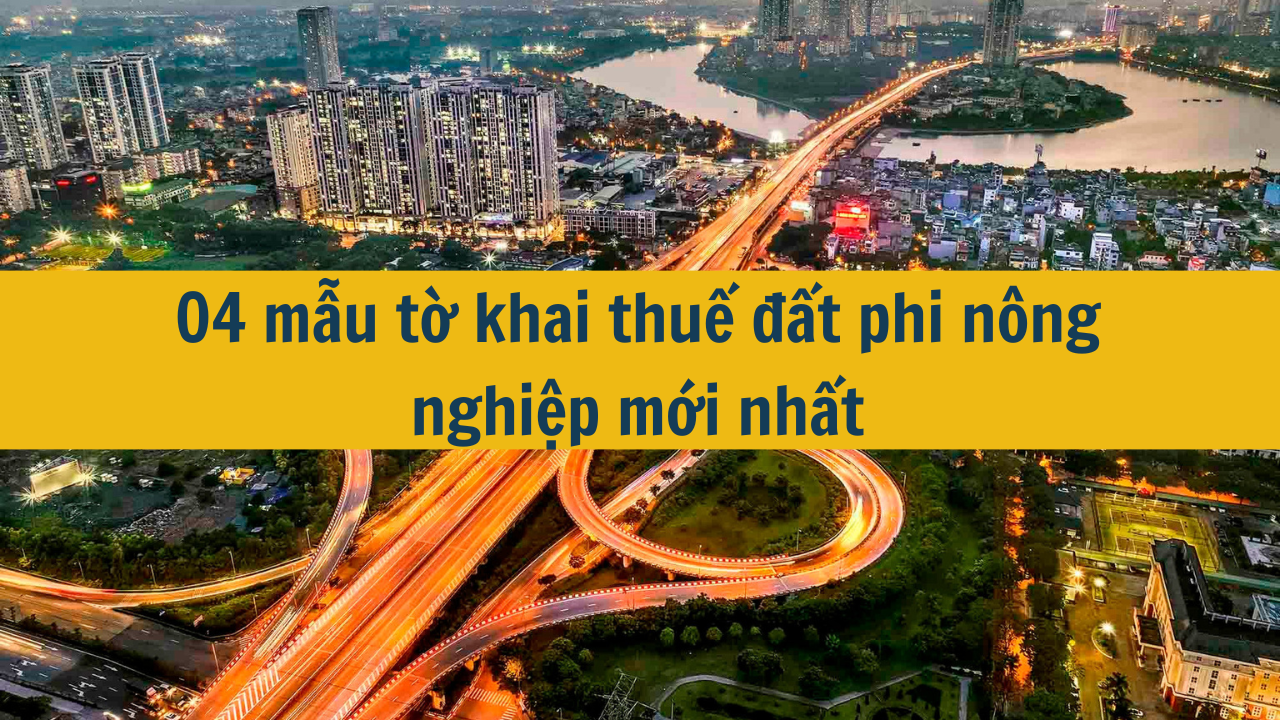 04 mẫu tờ khai thuế đất phi nông nghiệp mới nhất 2025? (ảnh 1)