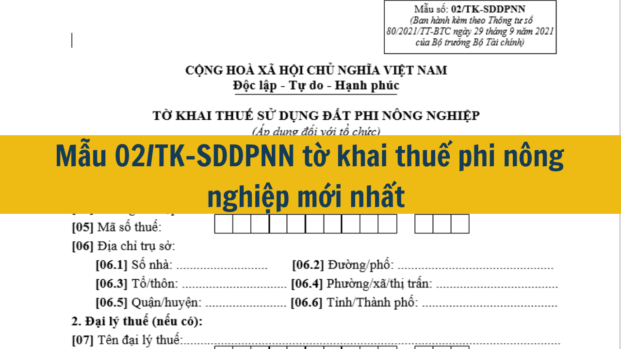 Mẫu 02/TK-SDDPNN tờ khai thuế phi nông nghiệp mới nhất 2025 (ảnh 1)