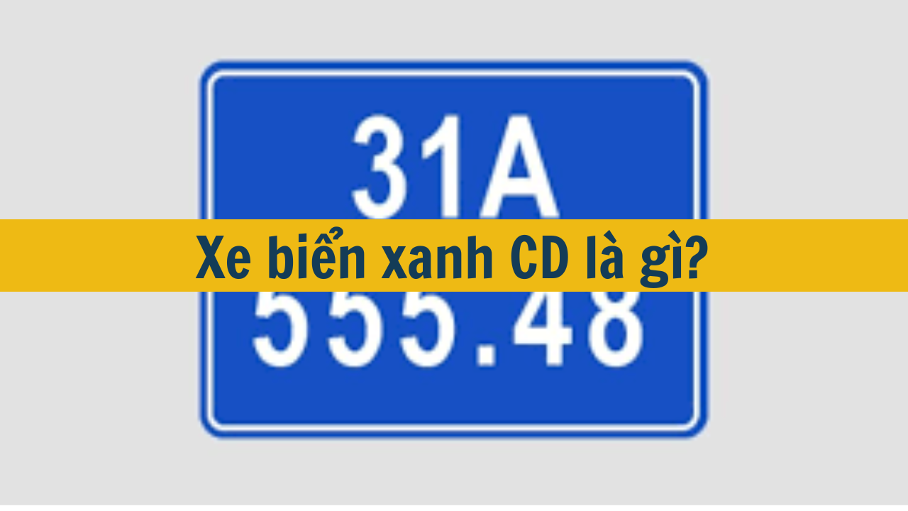 Xe biển xanh CD là gì? (ảnh 1)