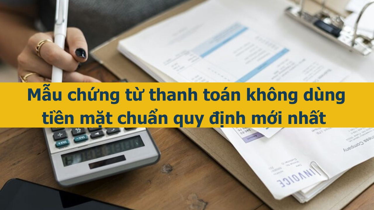 Mẫu chứng từ thanh to&aacute;n kh&ocirc;ng d&ugrave;ng tiền mặt chuẩn quy định mới nhất 2025 (ảnh 1)