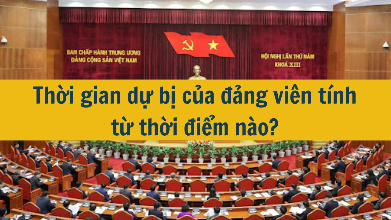 Thời gian dự bị của đảng vi&ecirc;n t&iacute;nh từ thời điểm n&agrave;o? (ảnh 1)