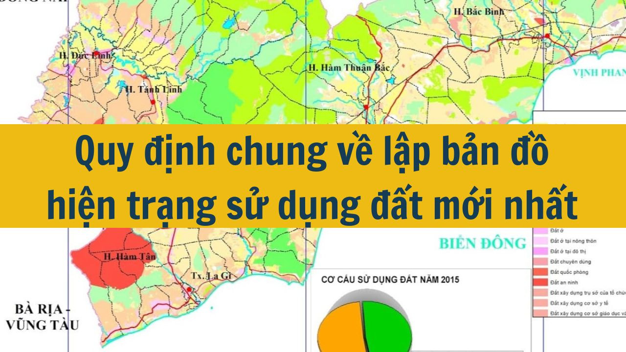 Quy định chung về lập bản đồ hiện trạng sử dụng đất mới nhất 2025 (ảnh 2)