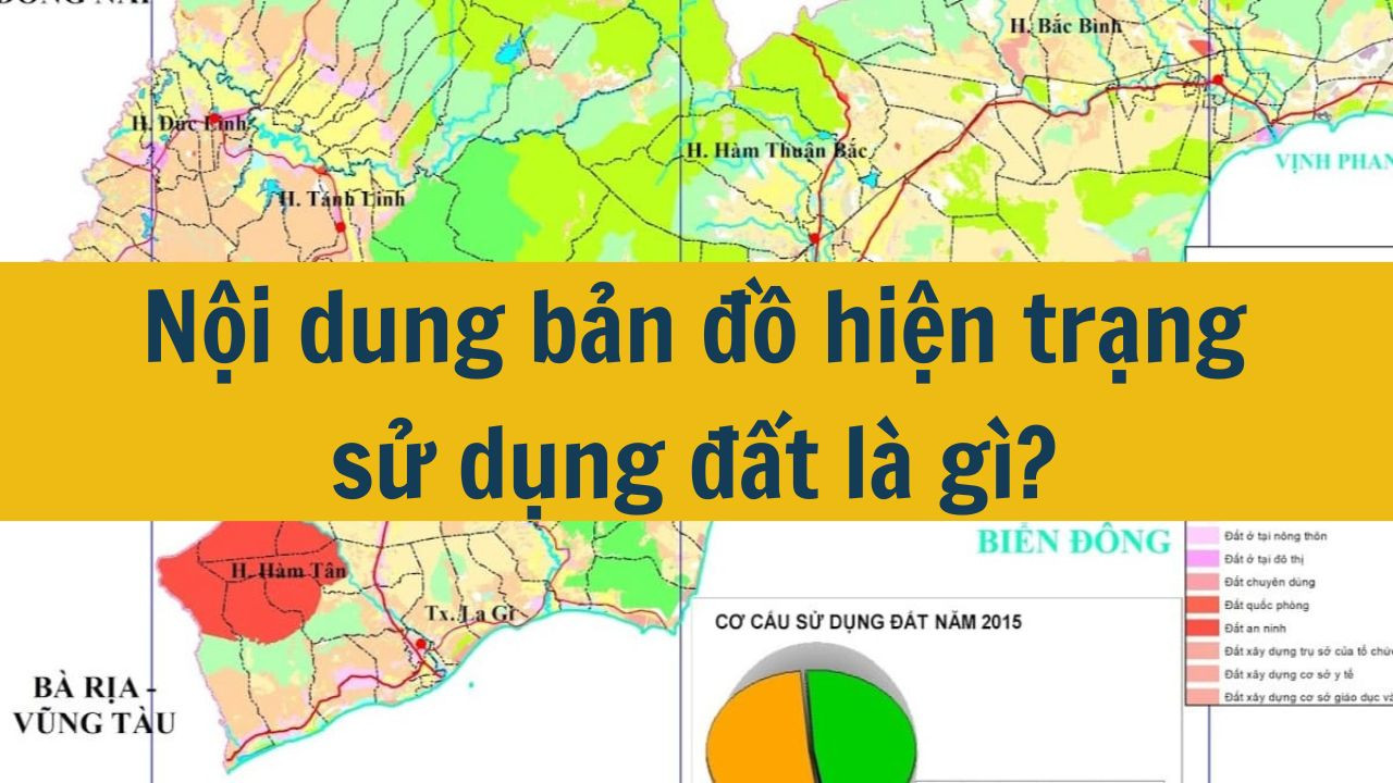 Nội dung bản đồ hiện trạng sử dụng đất l&agrave; g&igrave;? (ảnh 1)
