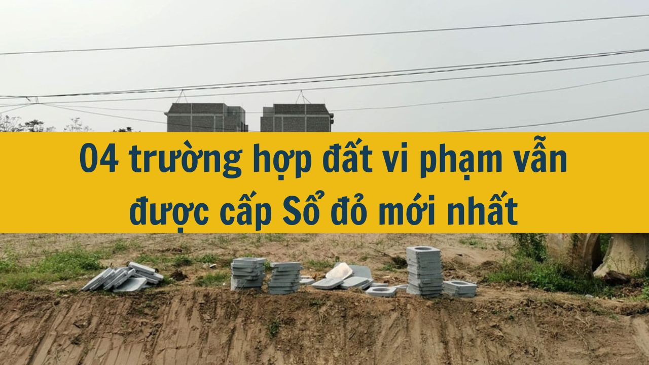 04 trường hợp đất vi phạm vẫn được cấp Sổ đỏ mới nhất 2025 (ảnh 2)