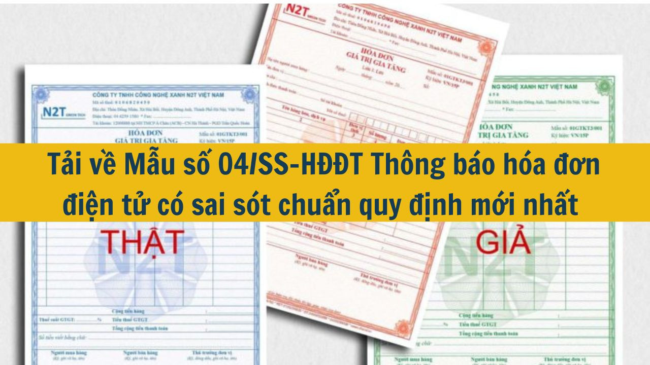 Tải về Mẫu số 04/SS-HĐĐT Th&ocirc;ng b&aacute;o h&oacute;a đơn điện tử c&oacute; sai s&oacute;t chuẩn quy định mới nhất 2025 (ảnh 1)