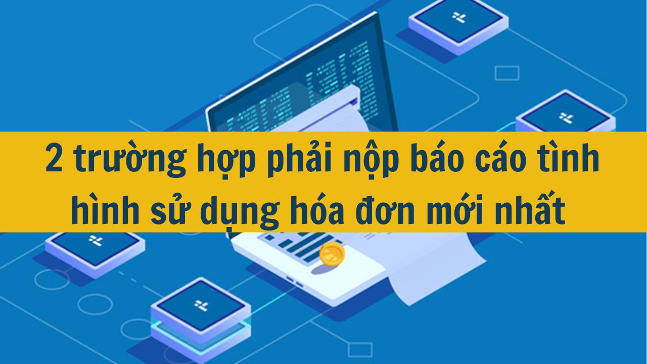 2 trường hợp phải nộp b&aacute;o c&aacute;o t&igrave;nh h&igrave;nh sử dụng h&oacute;a đơn mới nhất 2025 (ảnh 1)