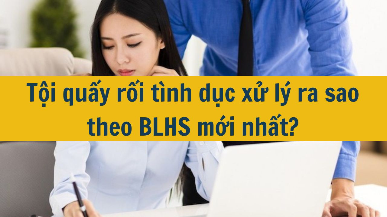 Tội quấy rối t&igrave;nh dục xử l&yacute; ra sao theo BLHS mới nhất 2025? (ảnh 1)