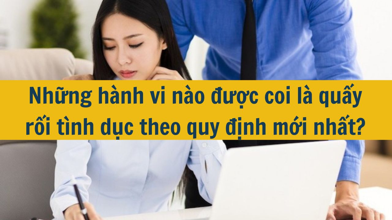 Những h&agrave;nh vi n&agrave;o được coi l&agrave; quấy rối t&igrave;nh dục theo quy định mới nhất 2025? (ảnh 1)