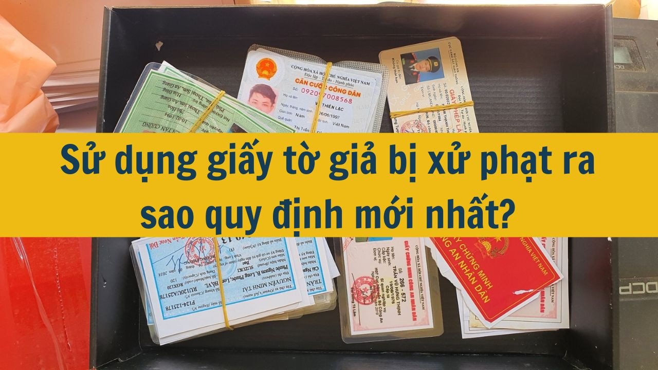 Sử dụng giấy tờ giả bị xử phạt ra sao quy định mới nhất 2025? (ảnh 2)