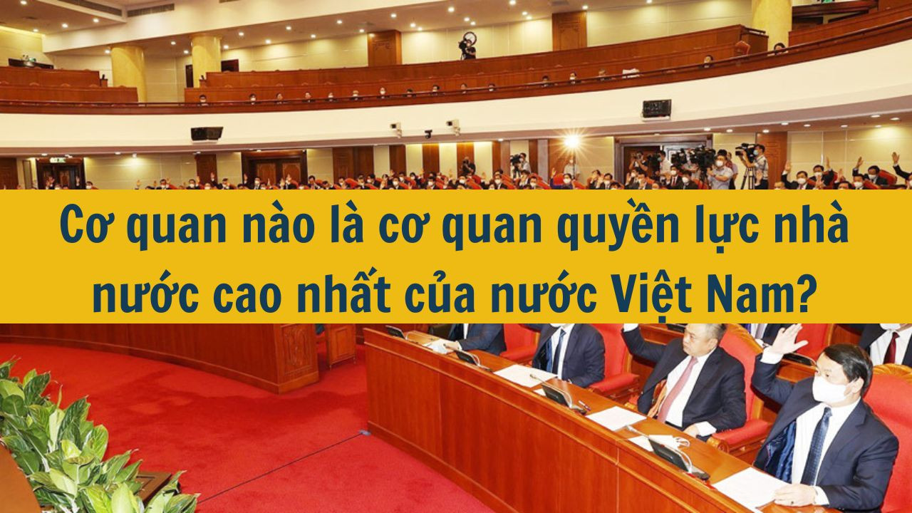 Cơ quan n&agrave;o l&agrave; cơ quan quyền lực nh&agrave; nước cao nhất của nước Việt Nam? (ảnh 1)