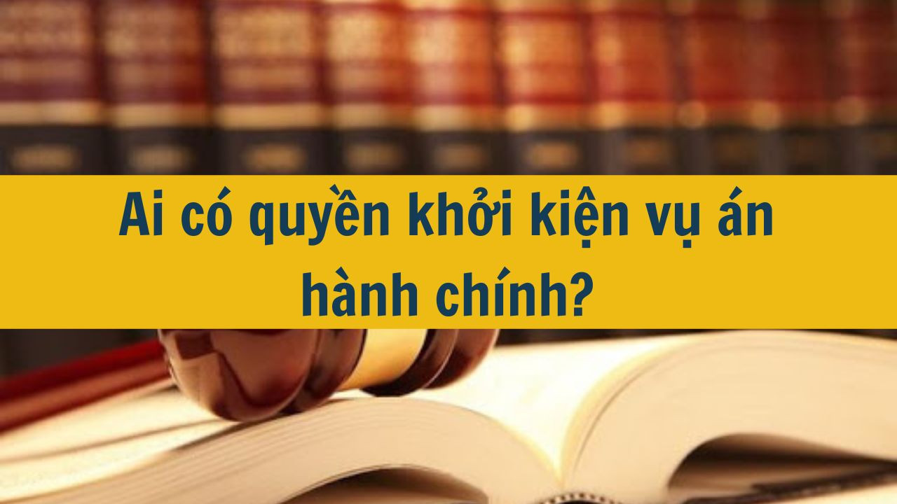 Ai c&oacute; quyền khởi kiện vụ &aacute;n h&agrave;nh ch&iacute;nh? (ảnh 1)