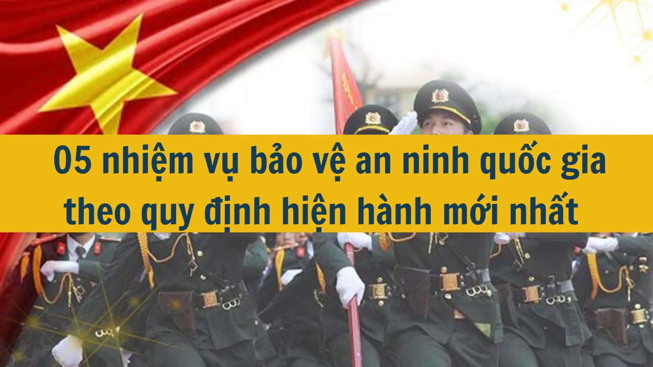 05 nhiệm vụ bảo vệ an ninh quốc gia theo quy định hiện h&agrave;nh mới nhất 2025 (ảnh 1)