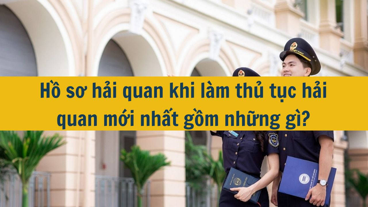 Hồ sơ hải quan khi l&agrave;m thủ tục hải quan mới nhất 2025 gồm những g&igrave;? (ảnh 1)