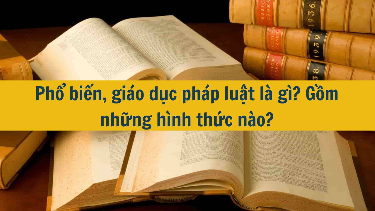 Phổ biến, gi&aacute;o dục ph&aacute;p luật l&agrave; g&igrave;? Gồm những h&igrave;nh thức n&agrave;o? (ảnh 1)