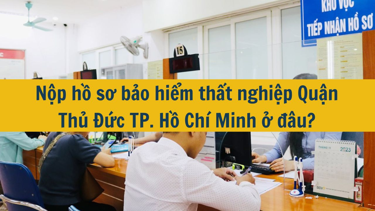 Nộp hồ sơ bảo hiểm thất nghiệp Quận Thủ Đức TP. Hồ Chí Minh ở đâu? (ảnh 1)