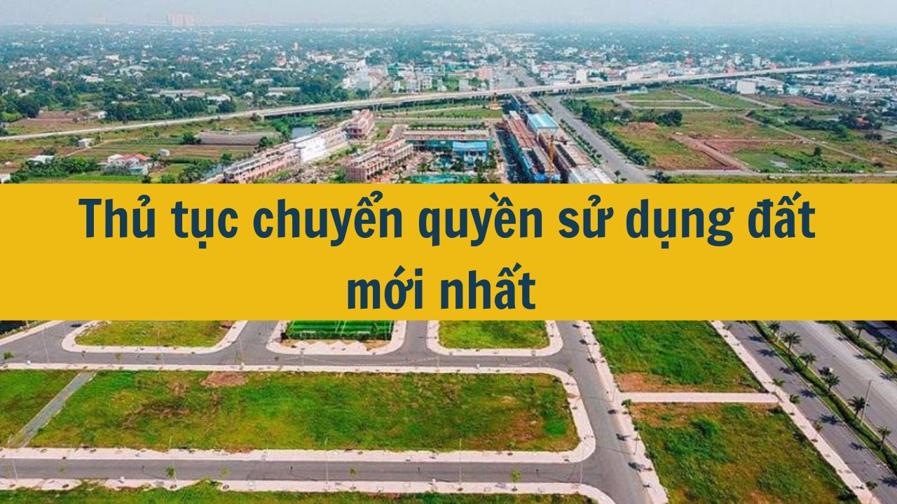 Thủ tục chuyển quyền sử dụng đất mới nhất 2025? (ảnh 1)