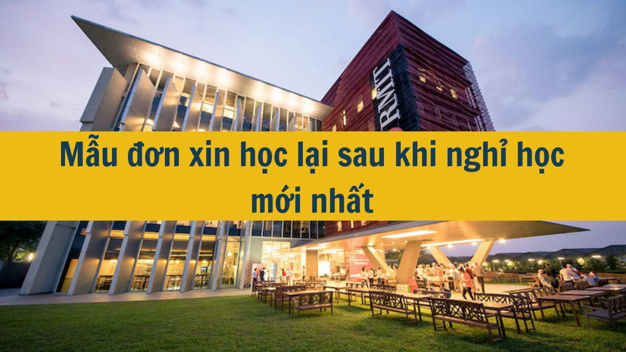 Mẫu đơn xin học lại sau khi nghỉ học mới nhất 2025 (ảnh 2)